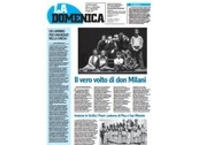 Prima pagina del giornale di San Miniato Prima pagina del giornale di San Miniato